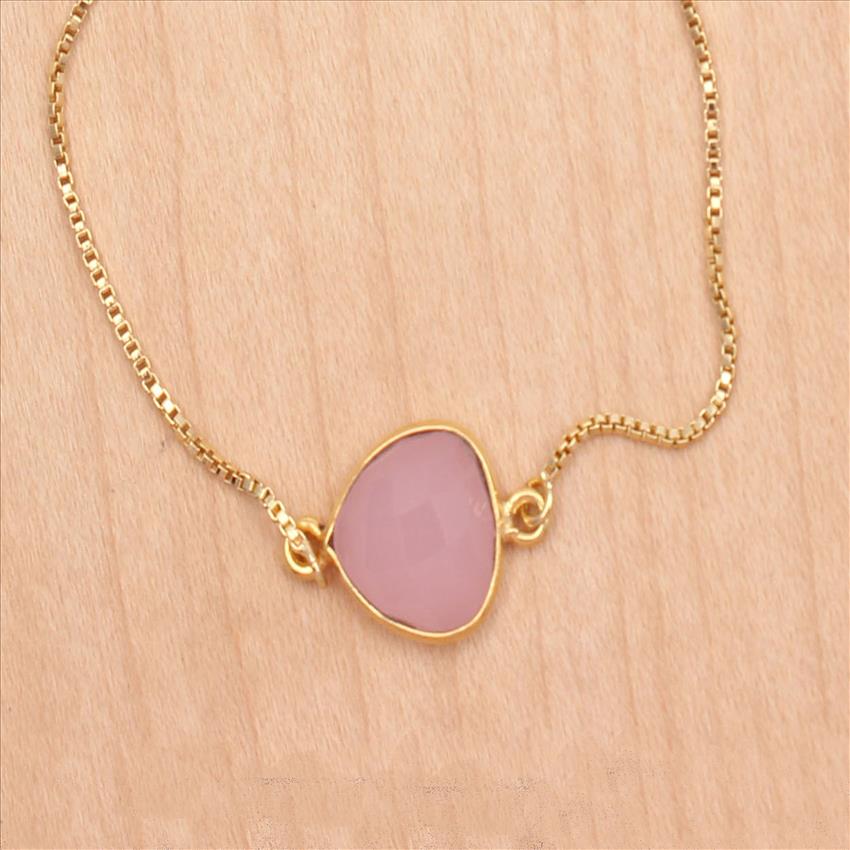 Citrine, Apatite gemstone Bracelet, Gold Plated Bracelets Elegant Adjustable Bracelets CZ Gemstone Bracelets Jewelry Supplies (EJ-2538)