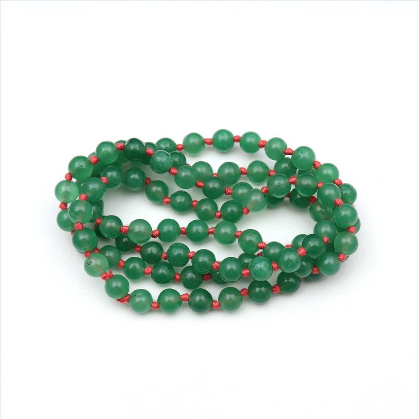 Multi Color Jade Gemstone Beaded Necklace for Men Women Knotted Necklace Wholesale Jewelry (B8N-01)