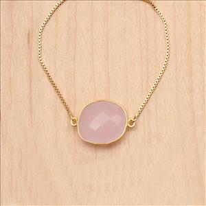 Labradorite, Agate Gemstone Gold Plated Bracelets Dedicated Adjustable Cubic Zircon Bracelets Handmade Jewelry (EJ-2554)