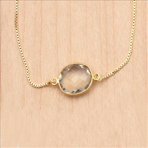 Crystal, Topaz Gemstone Stylish Adjustable Bracelet Slider Stacking With Cubic Zircon Bracelets Finding Jewelry Supplies (EJ-2598)