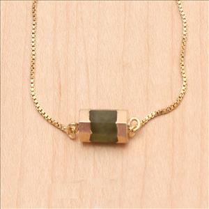 Chalcedony, Topaz Gemstone Dedicated Adjustable Gold Charm Bracelets Multi Gemstone Handmade  Bracelets Jewelry (EJ-2562)