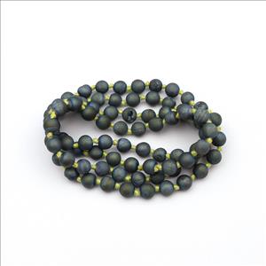 Multi Color Jade & Druzy Gemstone Beaded Necklace for Men Women Knotted Necklace Wholesale Jewelry (B8N-05)
